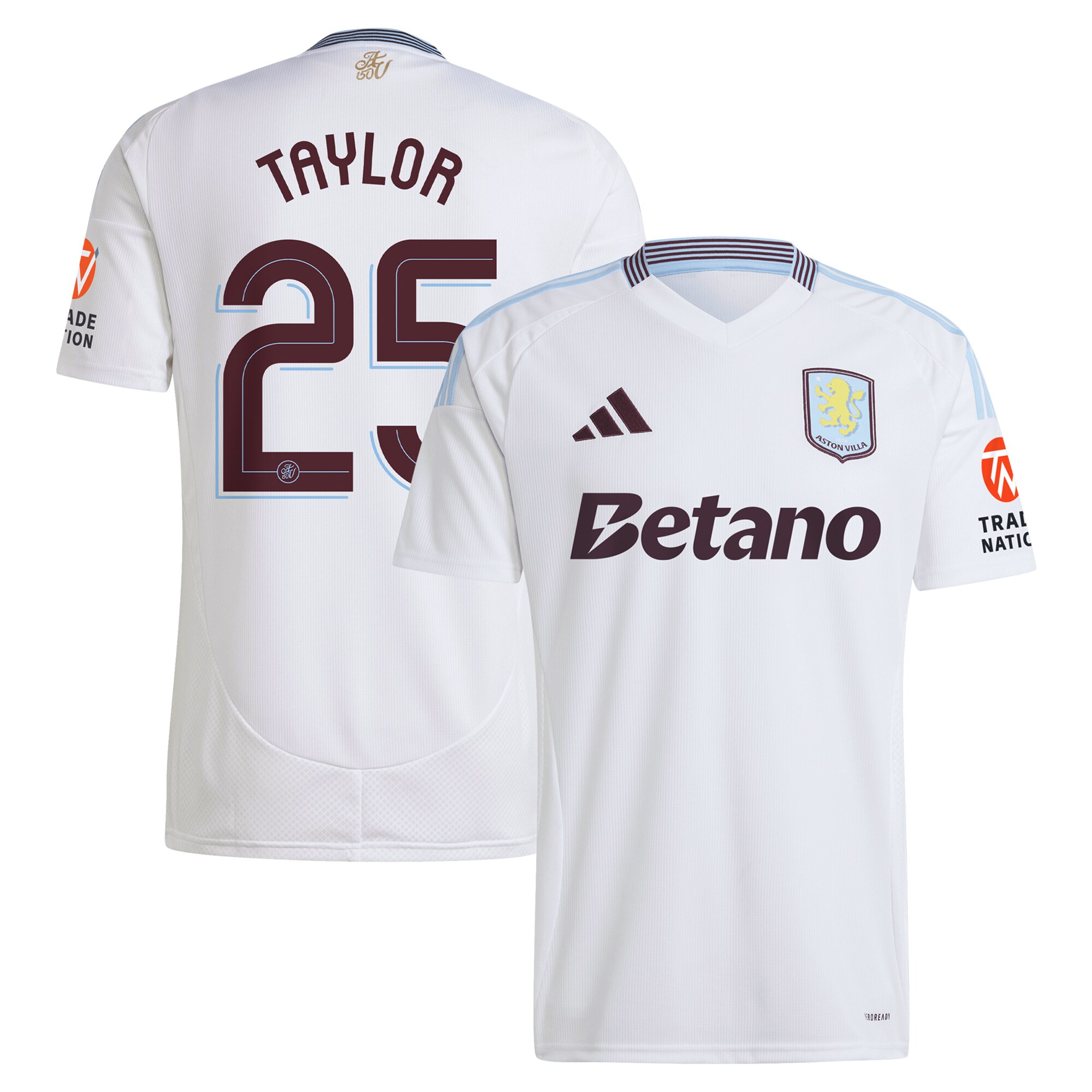 aston villa adidas away shirt 2024-25 with taylor 25 cup printing Collection | Aston Villa Fan Shop