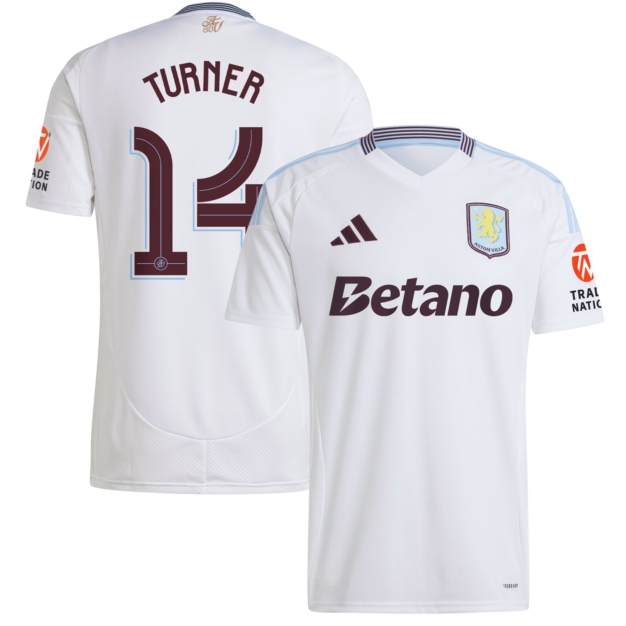 aston villa adidas away shirt 2024-25 with turner 14 cup printing Collection | Aston Villa Fan Shop