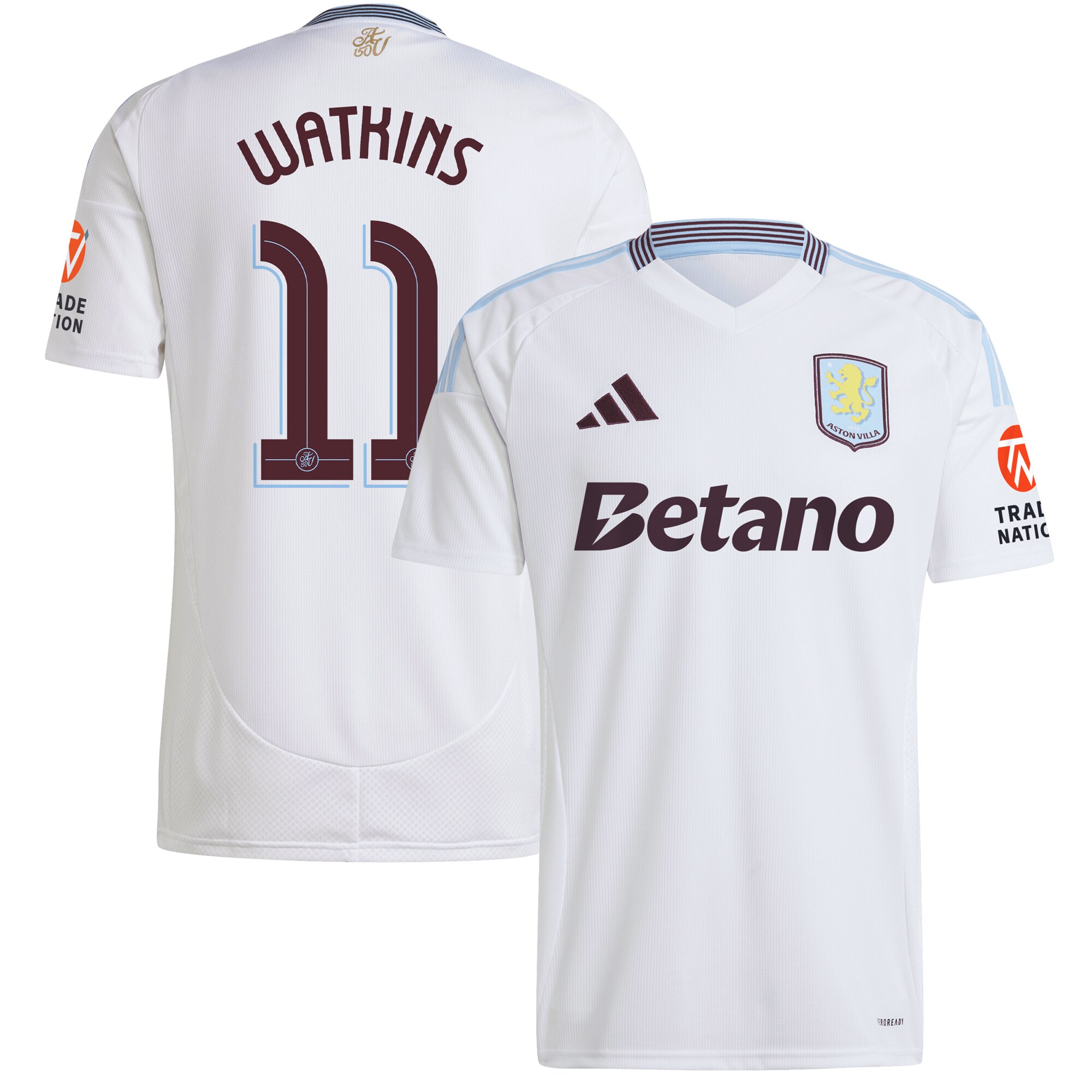 aston villa adidas away shirt 2024-25 with watkins 11 cup printing Collection | Aston Villa Fan Shop