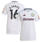 aston villa adidas away shirt 2024-25 – womens with a.garcía 16 printing Collection | Aston Villa Fan Shop