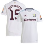 aston villa adidas away shirt 2024-25 – womens with alex moreno 15 cup printing Collection | Aston Villa Fan Shop