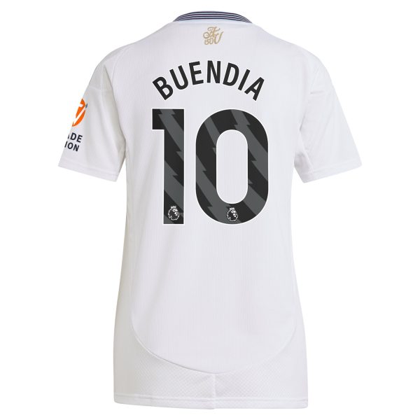 aston villa adidas away shirt 2024-25 – womens with buendia 10 printing Collection | Aston Villa Fan Shop