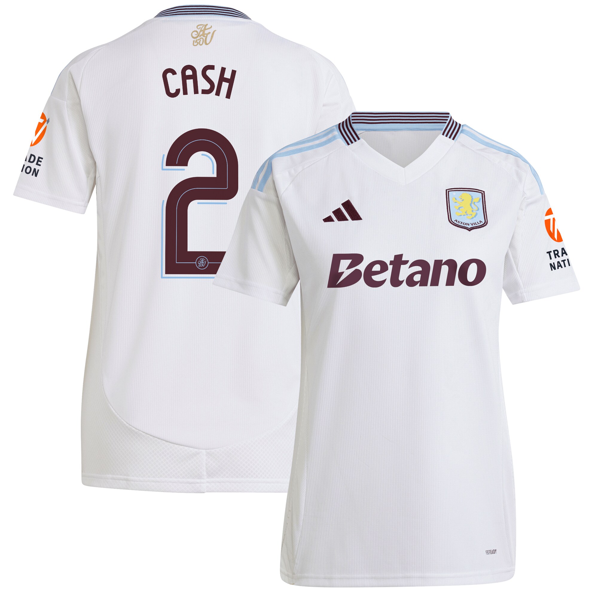 aston villa adidas away shirt 2024-25 – womens with cash 2 cup printing Collection | Aston Villa Fan Shop