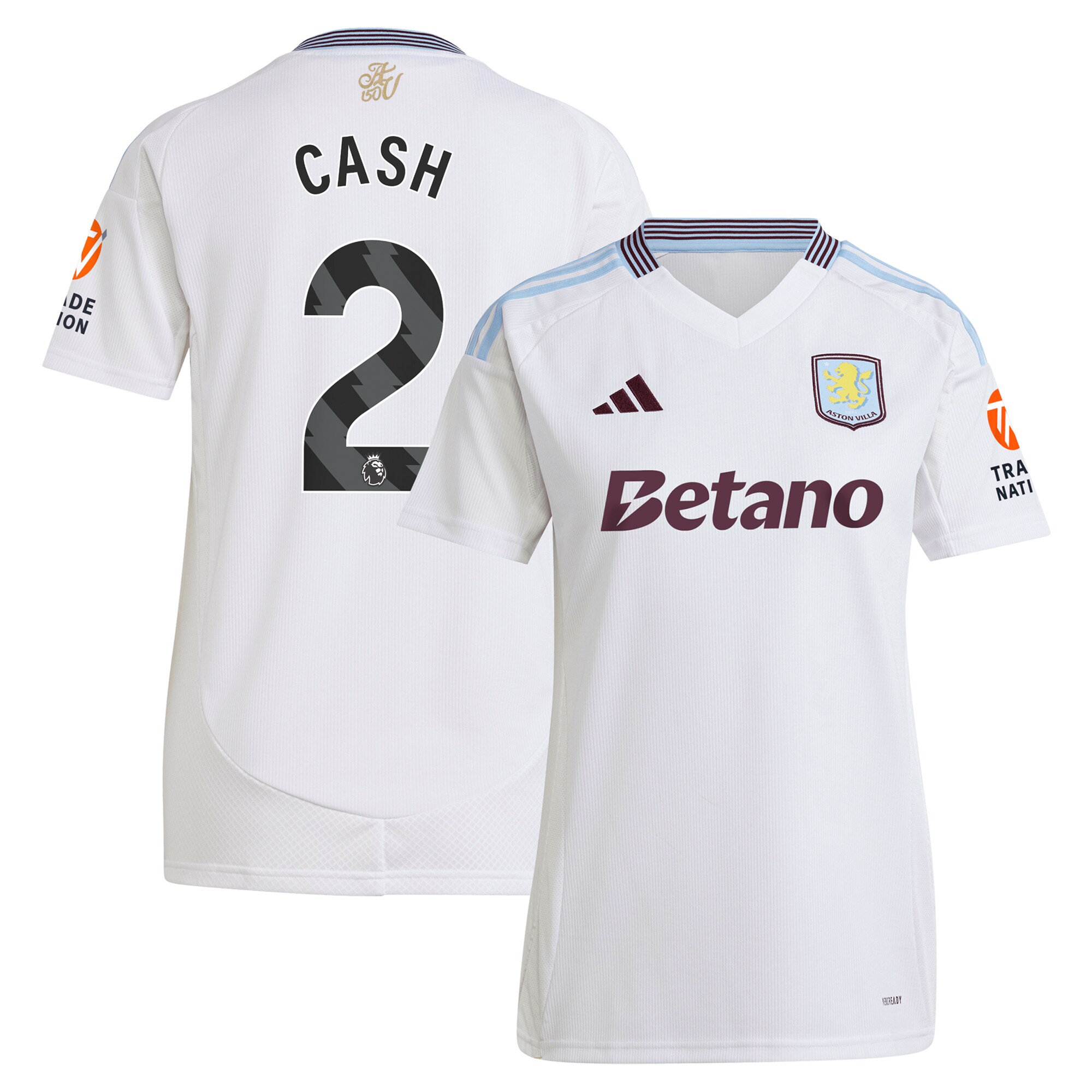 aston villa adidas away shirt 2024-25 – womens with cash 2 printing Collection | Aston Villa Fan Shop
