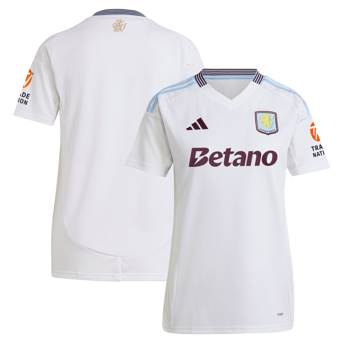 aston villa adidas away shirt 2024-25 – womens with custom printing Collection | Aston Villa Fan Shop
