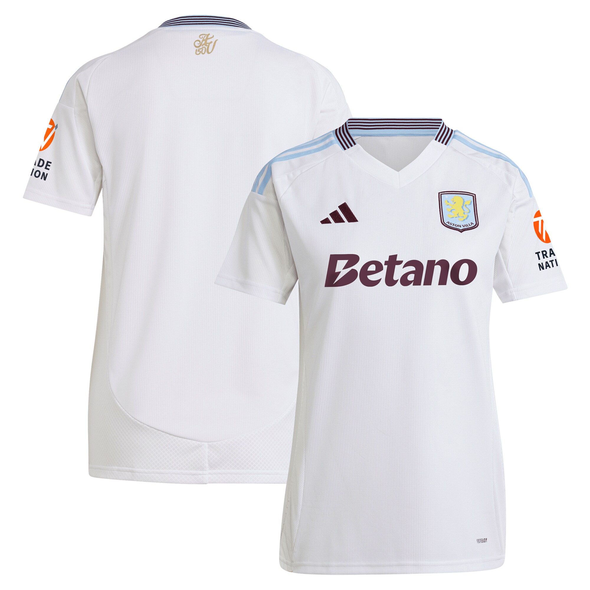 aston villa adidas away shirt 2024-25 – womens with custom printing Collection | Aston Villa Fan Shop