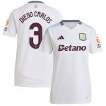 aston villa adidas away shirt 2024-25 – womens with diego carlos 3 cup printing Collection | Aston Villa Fan Shop