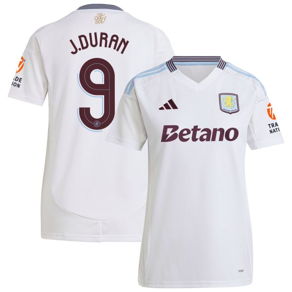 aston villa adidas away shirt 2024-25 – womens with duran 9 cup printing Collection | Aston Villa Fan Shop