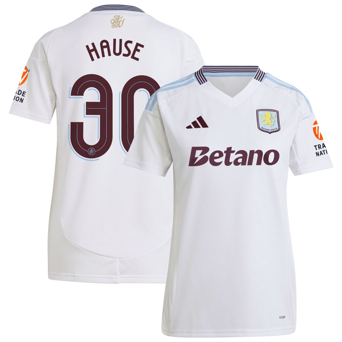 aston villa adidas away shirt 2024-25 – womens with hause 30 cup printing Collection | Aston Villa Fan Shop