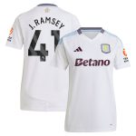 aston villa adidas away shirt 2024-25 – womens with j. ramsey 41 printing Collection | Aston Villa Fan Shop