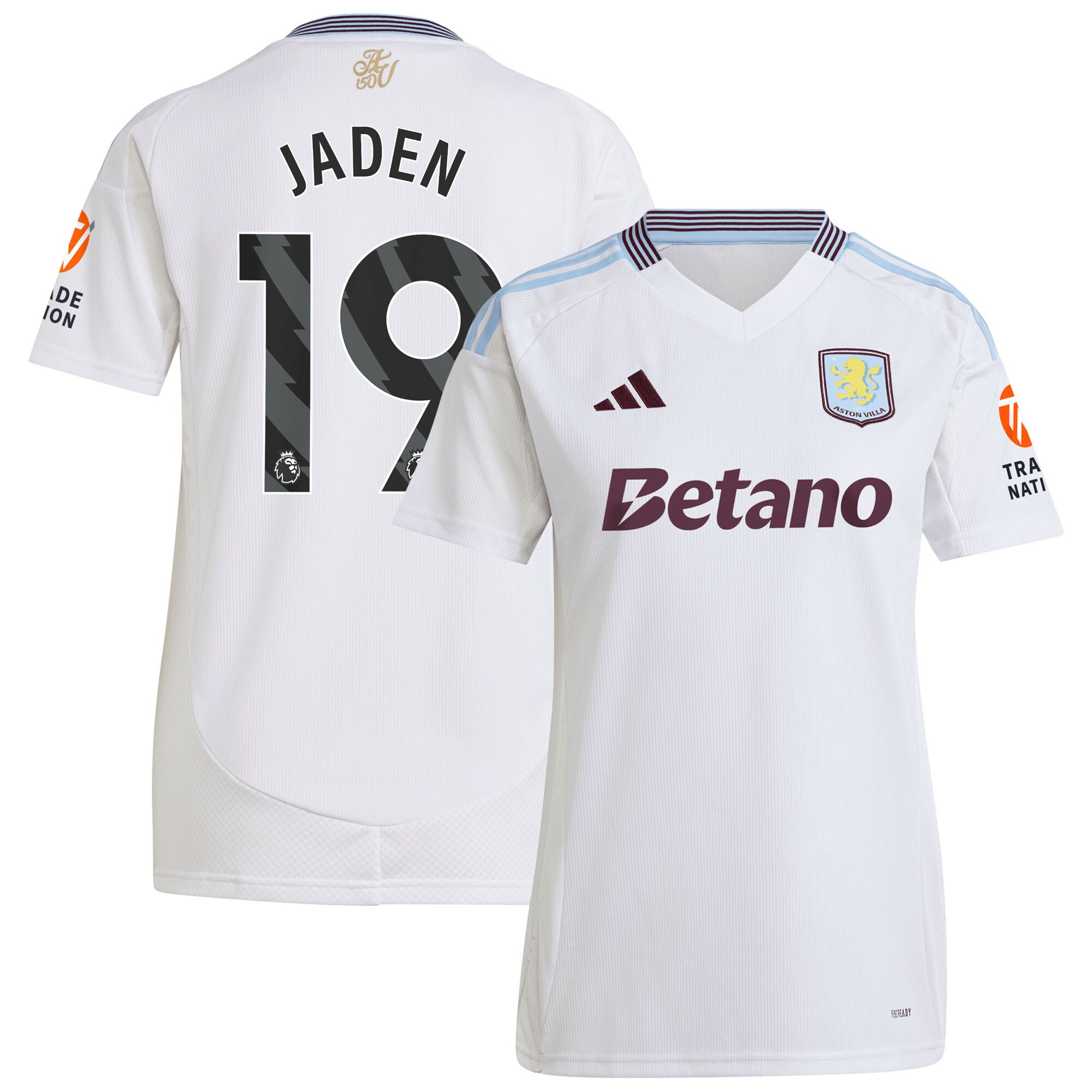 aston villa adidas away shirt 2024-25 – womens with jaden 19 printing Collection | Aston Villa Fan Shop