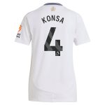 aston villa adidas away shirt 2024-25 – womens with konsa 4 printing Collection | Aston Villa Fan Shop
