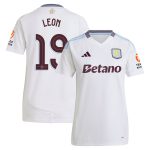 aston villa adidas away shirt 2024-25 – womens with leon 19 cup printing Collection | Aston Villa Fan Shop