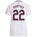 aston villa adidas away shirt 2024-25 – womens with maatsen 22 cup printing Collection | Aston Villa Fan Shop