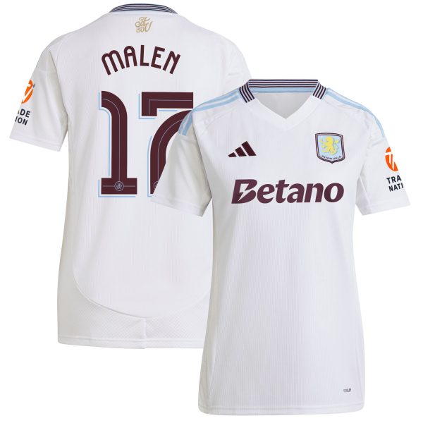 aston villa adidas away shirt 2024-25 – womens with malen 17 cup printing Collection | Aston Villa Fan Shop