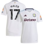 aston villa adidas away shirt 2024-25 – womens with malen 17 printing Collection | Aston Villa Fan Shop