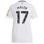 aston villa adidas away shirt 2024-25 – womens with malen 17 printing Collection | Aston Villa Fan Shop