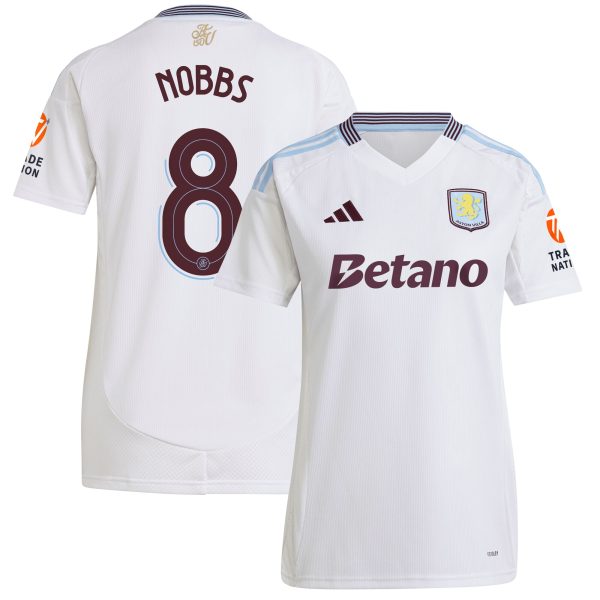 aston villa adidas away shirt 2024-25 – womens with nobbs 8 cup printing Collection | Aston Villa Fan Shop