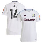aston villa adidas away shirt 2024-25 – womens with pau 14 printing Collection | Aston Villa Fan Shop