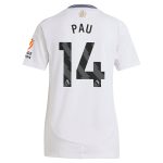 aston villa adidas away shirt 2024-25 – womens with pau 14 printing Collection | Aston Villa Fan Shop