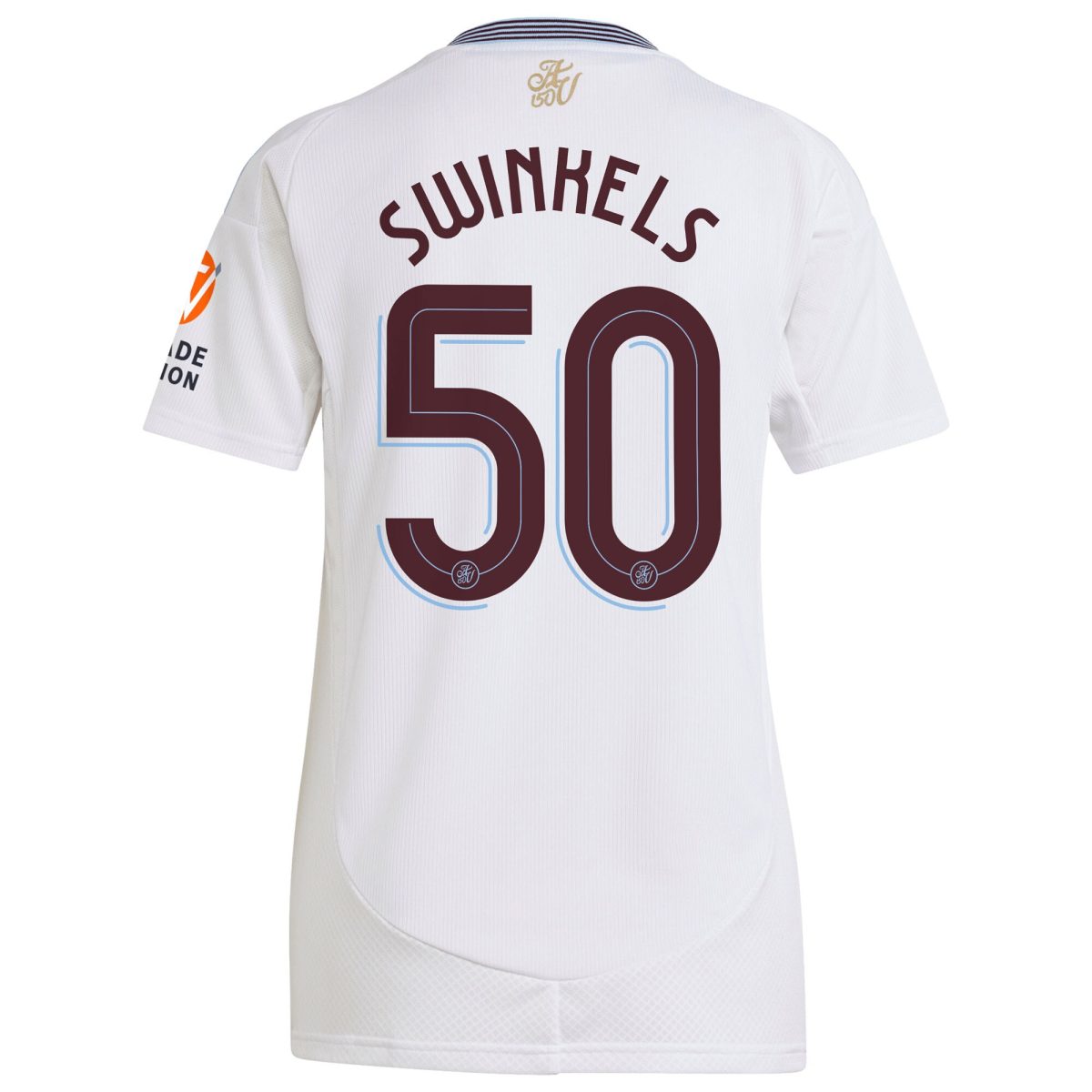 aston villa adidas away shirt 2024-25 – womens with swinkels 50 cup printing Collection | Aston Villa Fan Shop