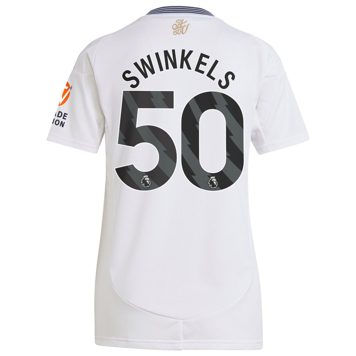 aston villa adidas away shirt 2024-25 – womens with swinkels 50 printing Collection | Aston Villa Fan Shop