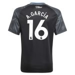 aston villa adidas away shirt 2025-26 – kids with a.garcía 16 printing Collection | Aston Villa Fan Shop