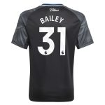 aston villa adidas away shirt 2025-26 – kids with bailey 31 printing Collection | Aston Villa Fan Shop