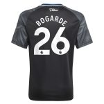 aston villa adidas away shirt 2025-26 – kids with bogarde 26 printing Collection | Aston Villa Fan Shop