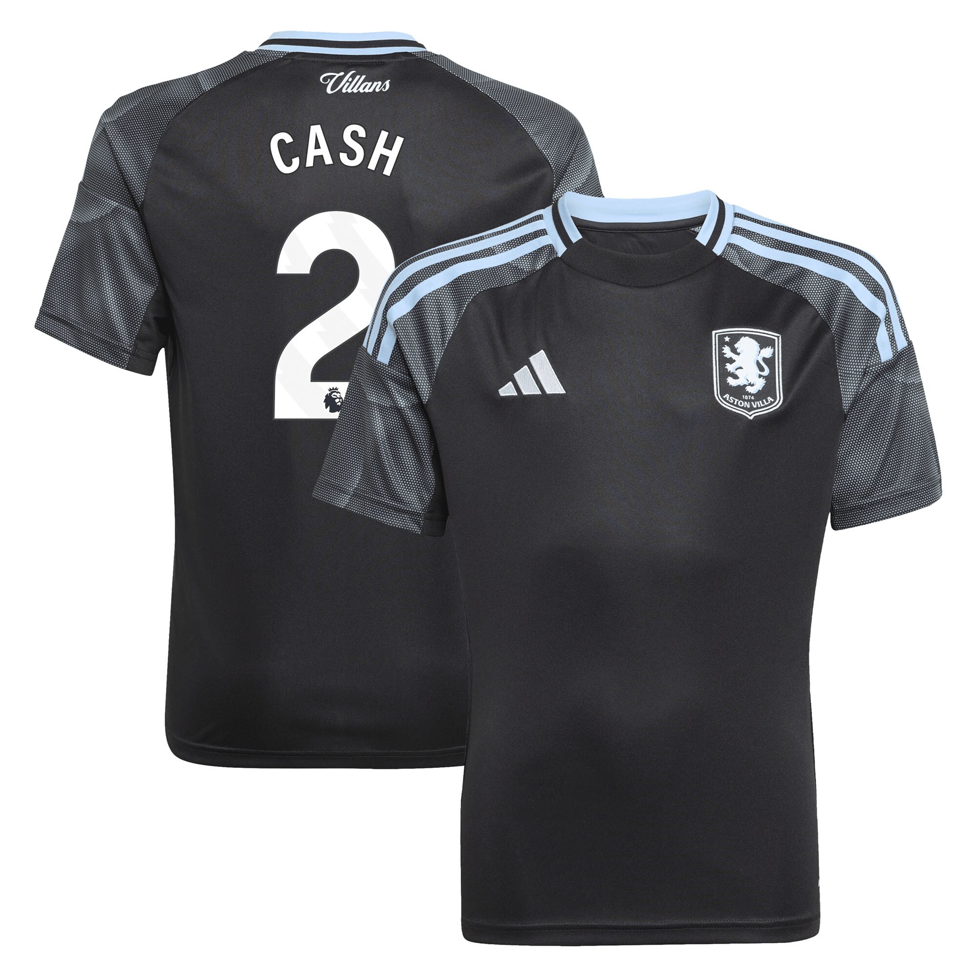 aston villa adidas away shirt 2025-26 – kids with cash 2 printing Collection | Aston Villa Fan Shop