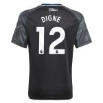 aston villa adidas away shirt 2025-26 – kids with digne 12 printing Collection | Aston Villa Fan Shop