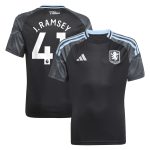 aston villa adidas away shirt 2025-26 – kids with j. ramsey 41 printing Collection | Aston Villa Fan Shop