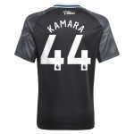 aston villa adidas away shirt 2025-26 – kids with kamara 44 printing Collection | Aston Villa Fan Shop