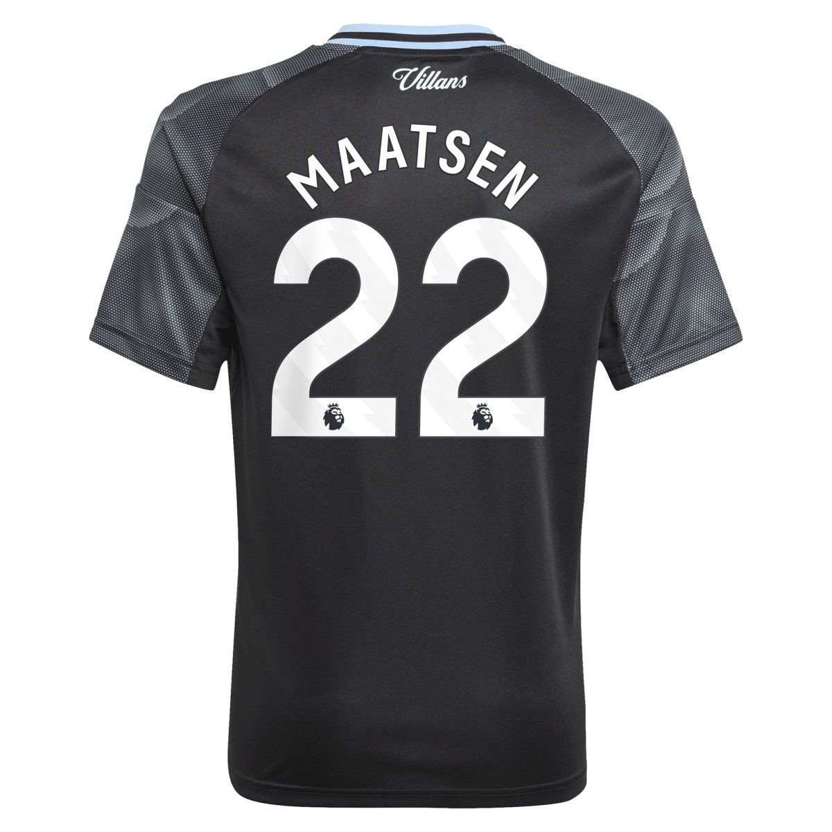 aston villa adidas away shirt 2025-26 – kids with maatsen 22 printing Collection | Aston Villa Fan Shop