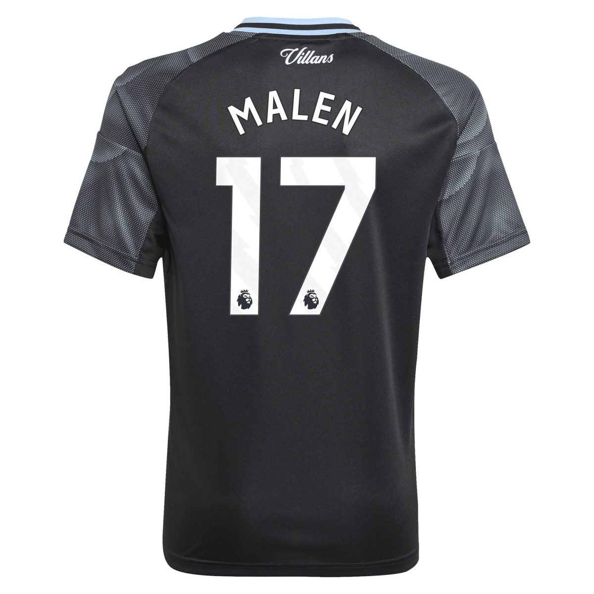 aston villa adidas away shirt 2025-26 – kids with malen 17 printing Collection | Aston Villa Fan Shop