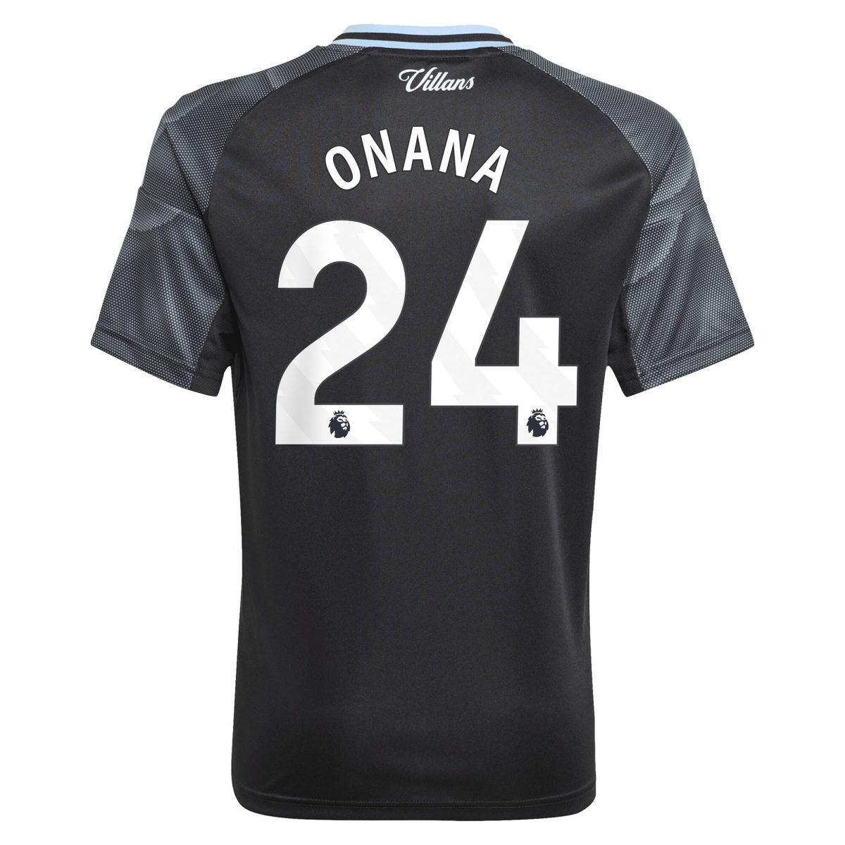 aston villa adidas away shirt 2025-26 – kids with onana 24 printing Collection | Aston Villa Fan Shop