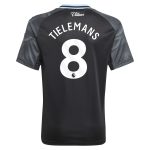 aston villa adidas away shirt 2025-26 – kids with tielemans 8 printing Collection | Aston Villa Fan Shop