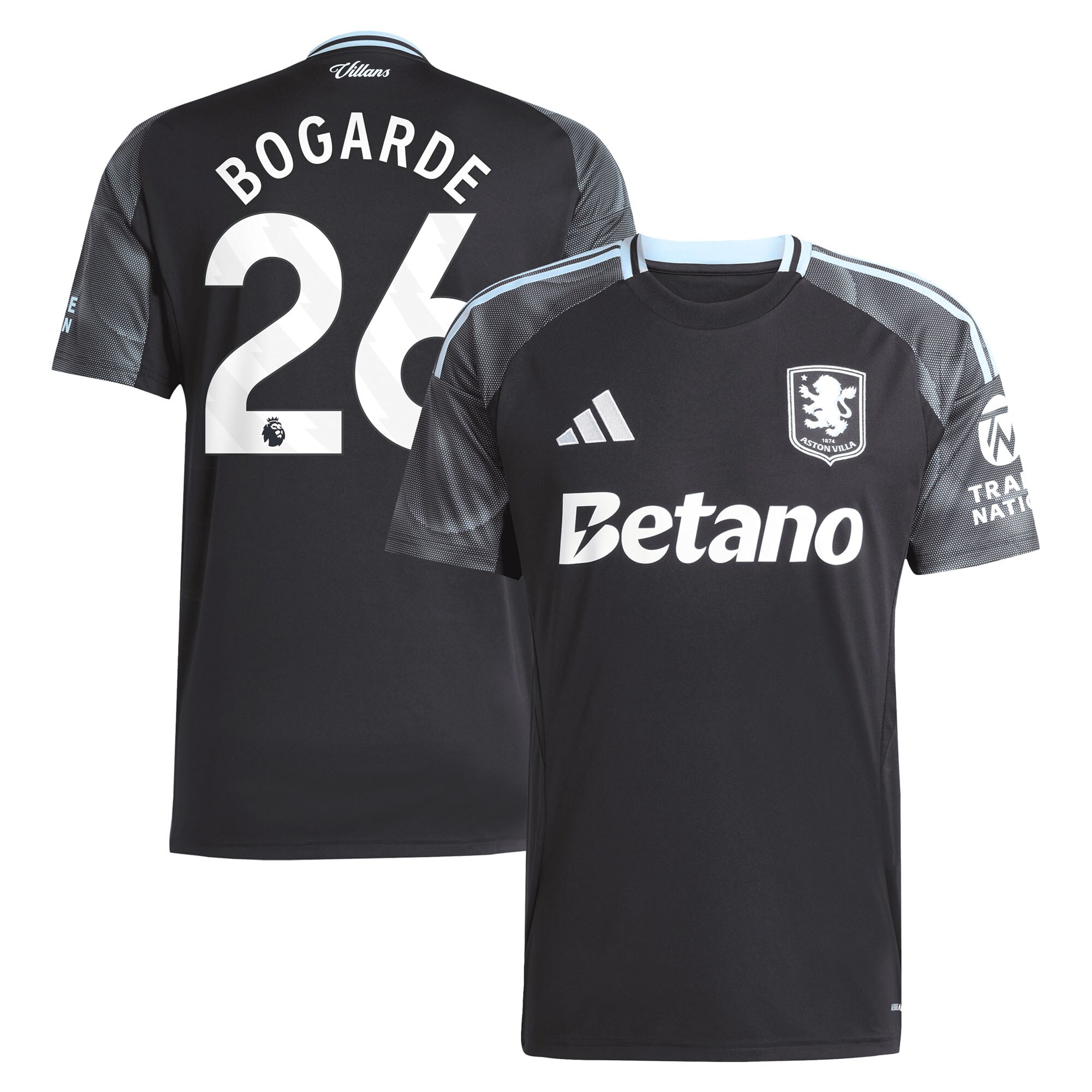 aston villa adidas away shirt 2025-26 with bogarde 26 printing Collection | Aston Villa Fan Shop