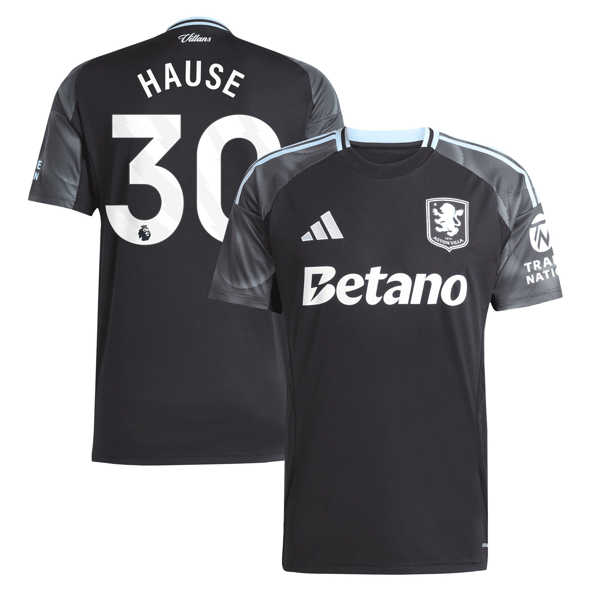 aston villa adidas away shirt 2025-26 with hause 30 printing Collection | Aston Villa Fan Shop