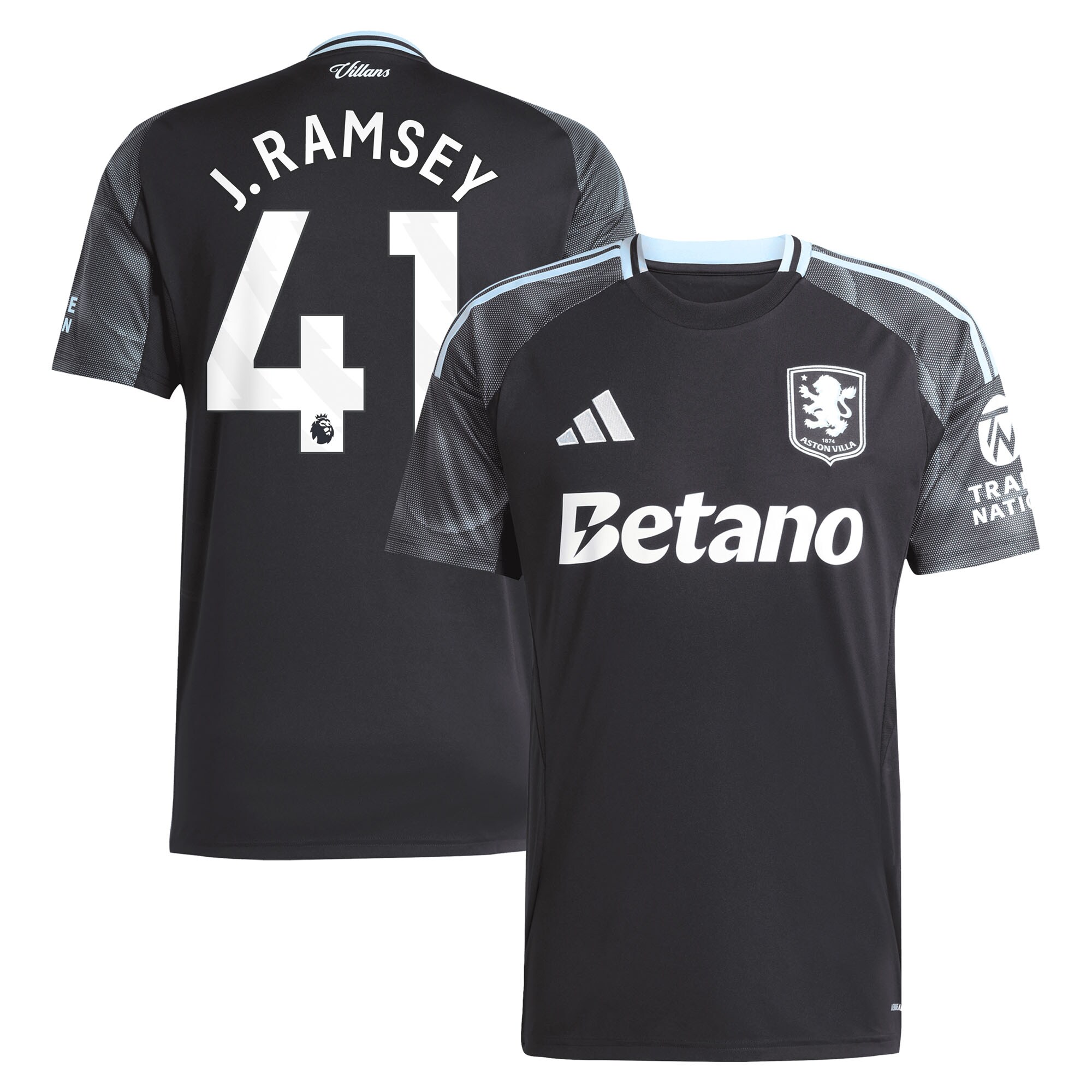 aston villa adidas away shirt 2025-26 with j. ramsey 41 printing Collection | Aston Villa Fan Shop