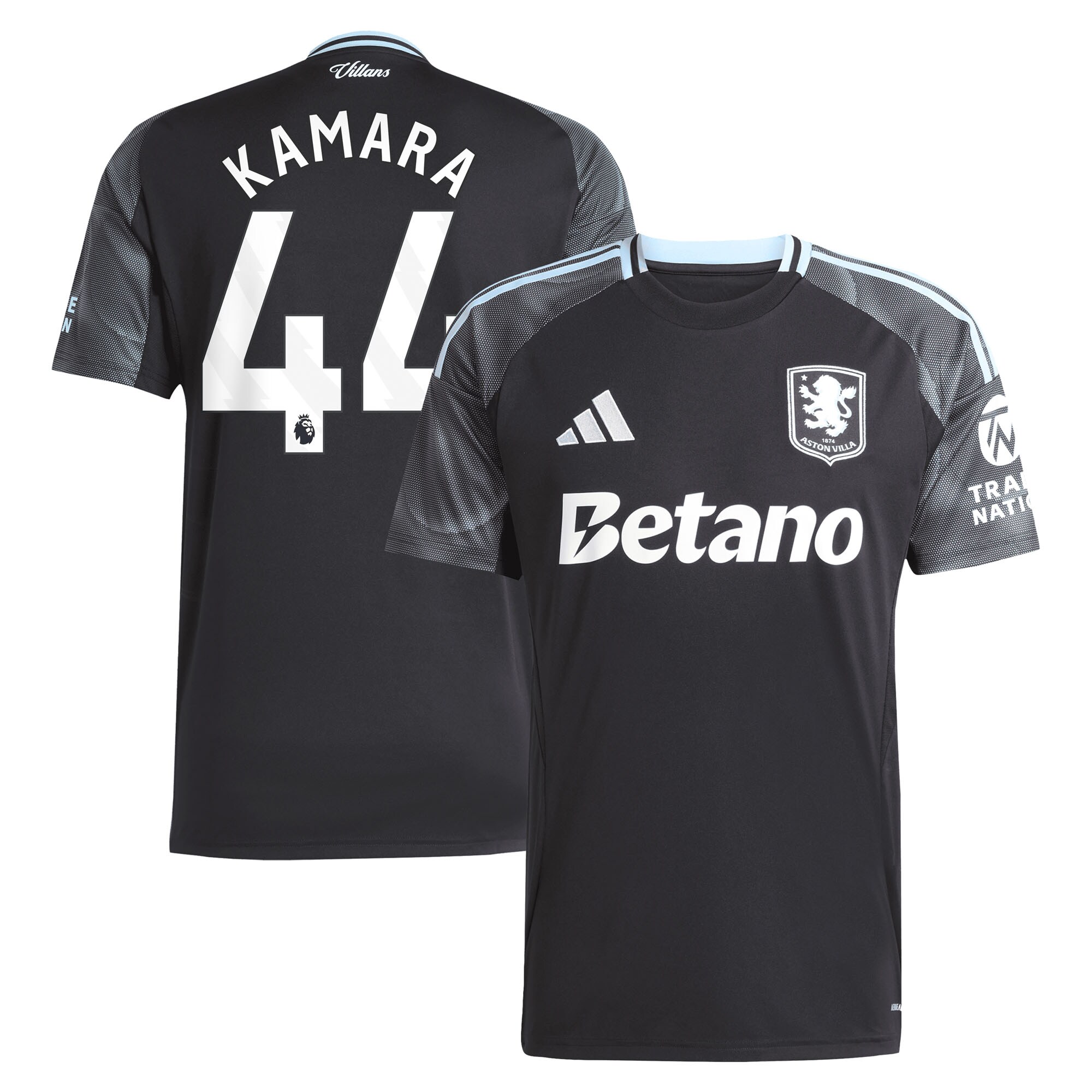 aston villa adidas away shirt 2025-26 with kamara 44 printing Collection | Aston Villa Fan Shop