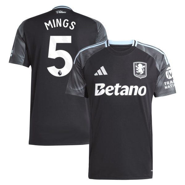 aston villa adidas away shirt 2025-26 with mings 5 printing Collection | Aston Villa Fan Shop