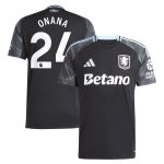 aston villa adidas away shirt 2025-26 with onana 24 printing Collection | Aston Villa Fan Shop