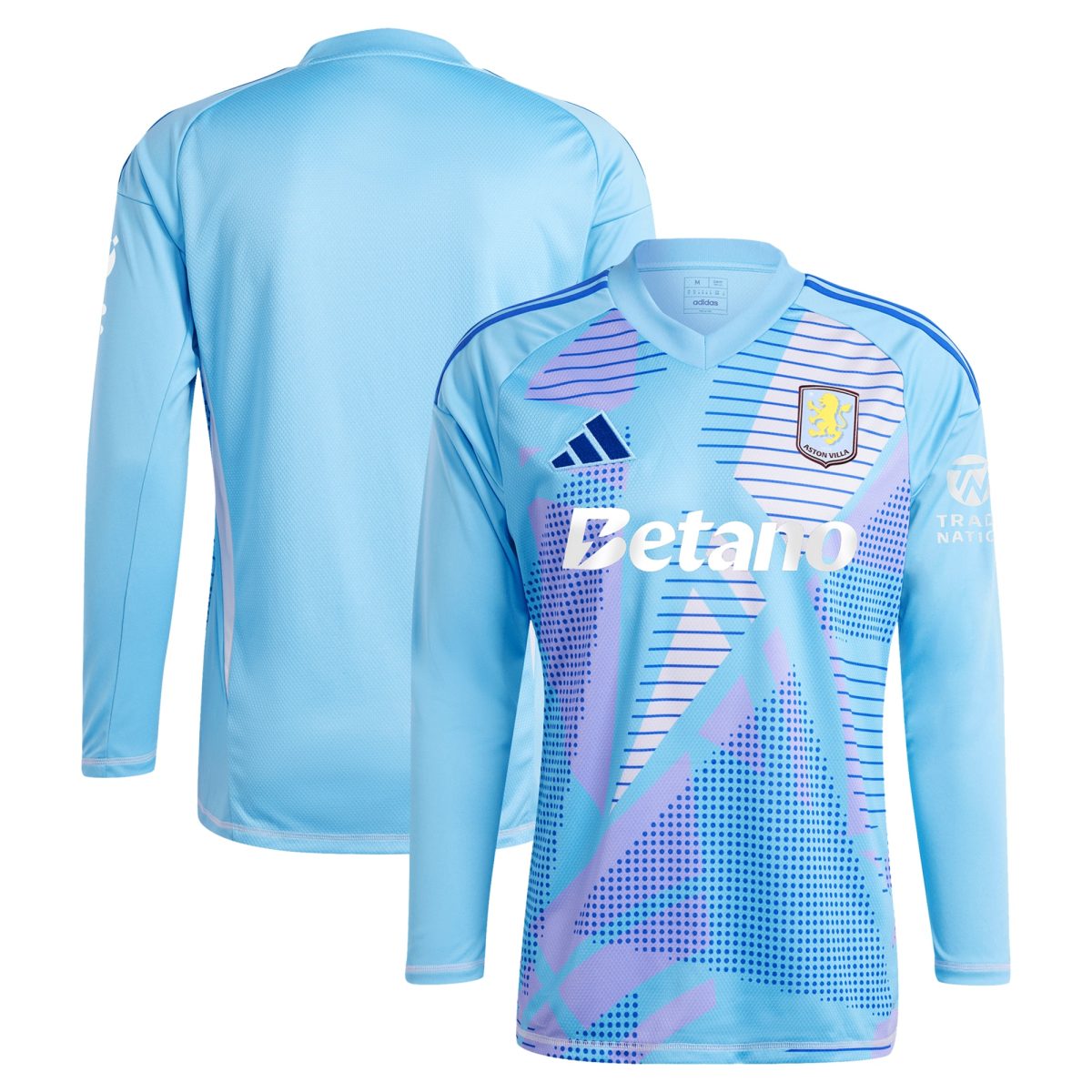 aston villa adidas goalkeeper shirt 2024-25 – long sleeve – 201964005 with custom printing Collection | Aston Villa Fan Shop