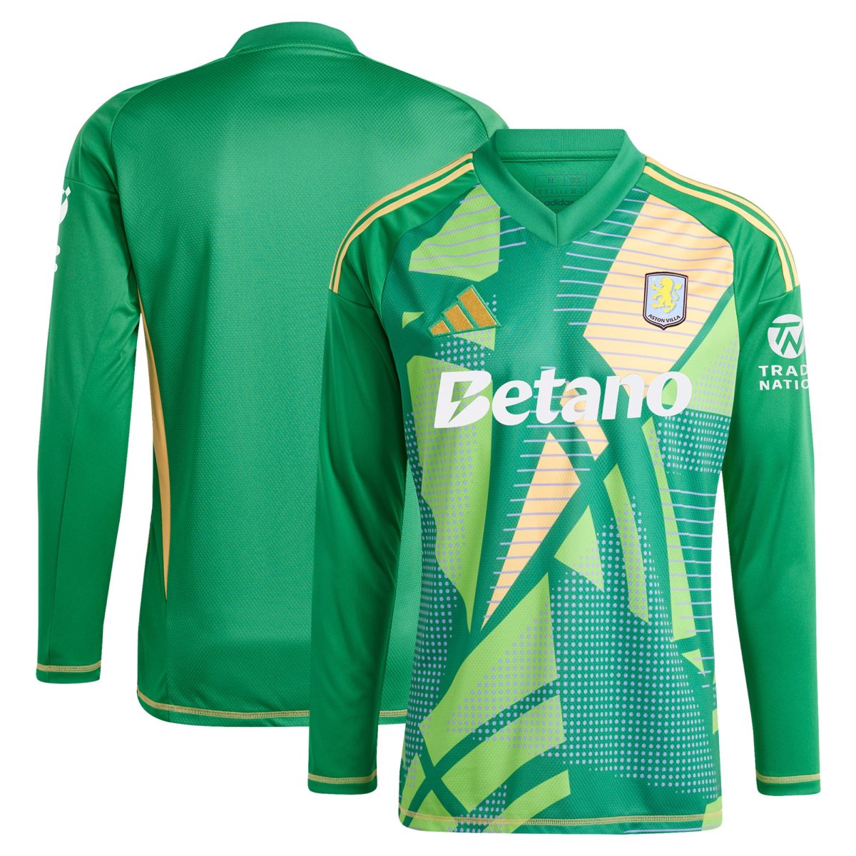 aston villa adidas goalkeeper shirt 2024-25 – long sleeve – 201964009 with custom printing Collection | Aston Villa Fan Shop