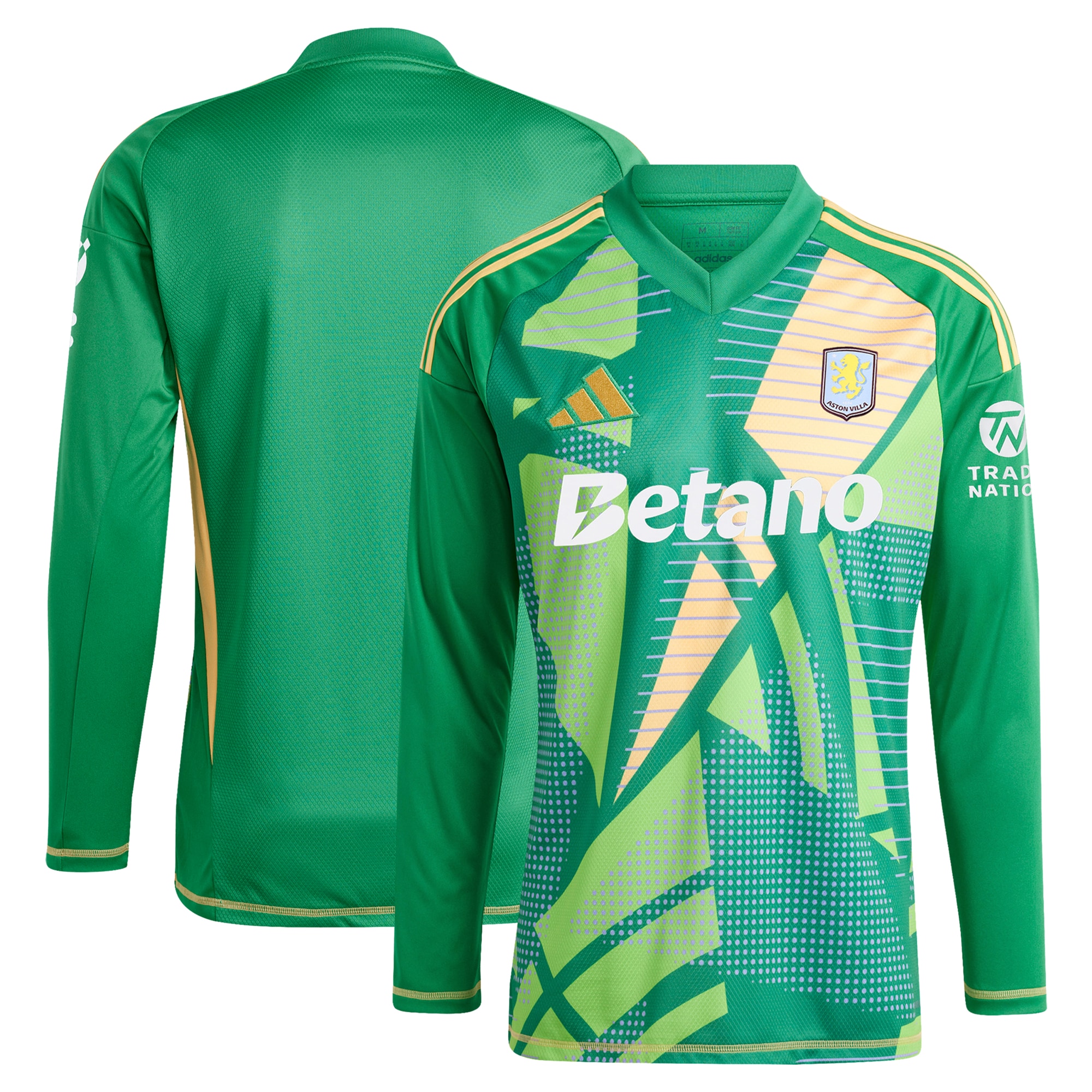 aston villa adidas goalkeeper shirt 2024-25 – long sleeve – 201964009 with custom printing Collection | Aston Villa Fan Shop