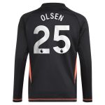 aston villa adidas goalkeeper shirt 2024-25 – long sleeve – kids with olsen 25 printing – 202029322 Collection | Aston Villa Fan Shop