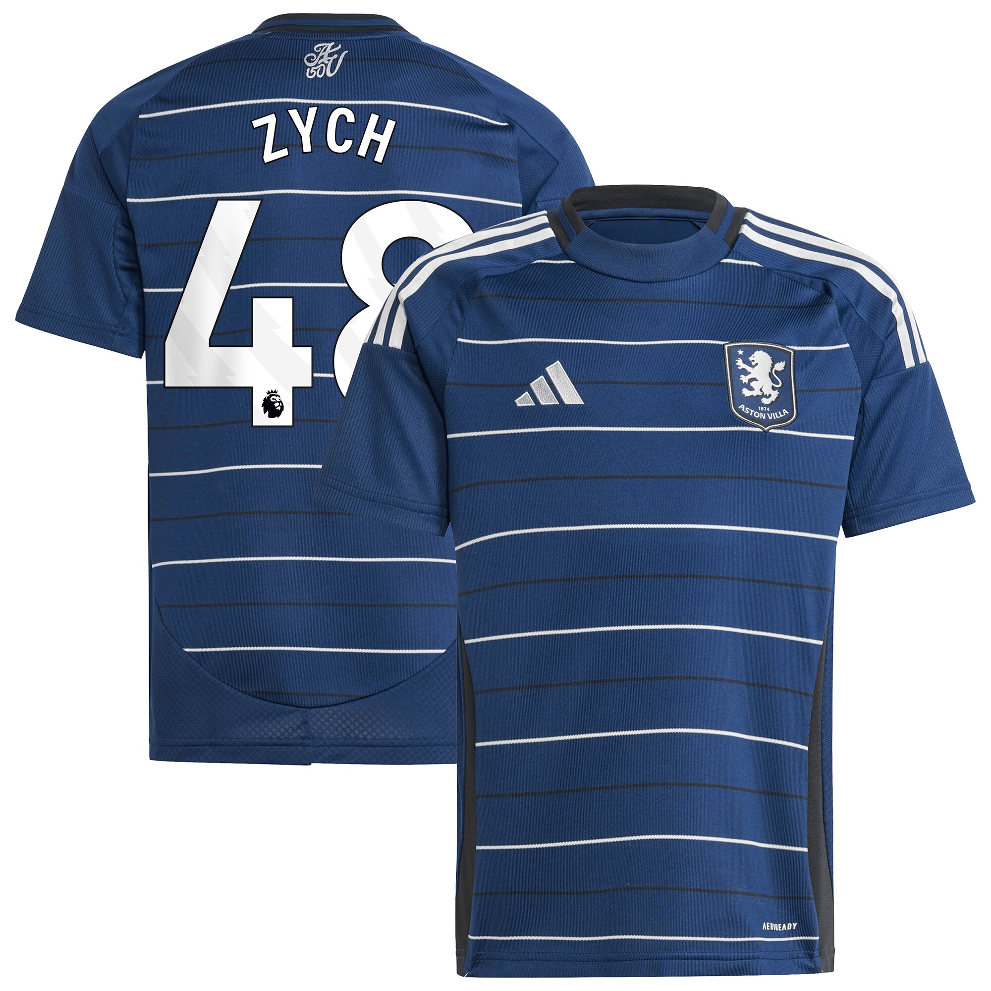 aston villa adidas goalkeeper shirt 2024-25 – long sleeve – kids with zych 48 printing – 202153095 Collection | Aston Villa Fan Shop