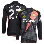 aston villa adidas goalkeeper shirt 2024-25 – long sleeve with martinez 23 printing – 202028938 Collection | Aston Villa Fan Shop