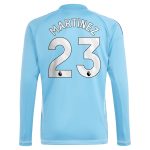 aston villa adidas goalkeeper shirt 2024-25 – long sleeve with martinez 23 printing – 202030980 Collection | Aston Villa Fan Shop